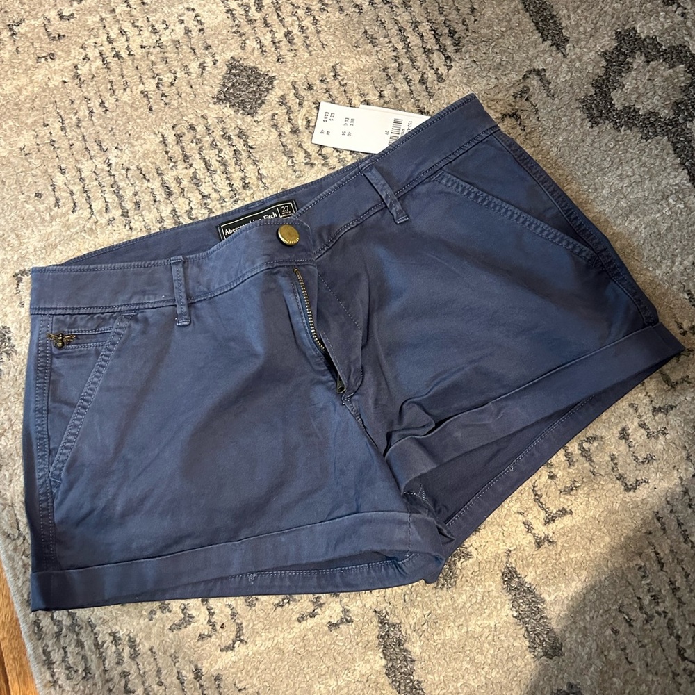 Abercrombie Navy Chino shorts